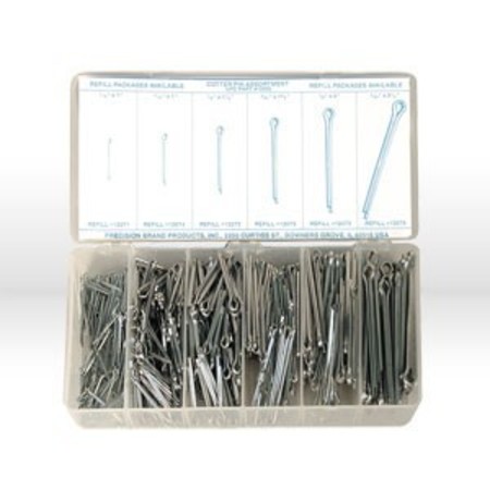 Precision Brand Cotter Pins, 600 Pc, Assortment 12905